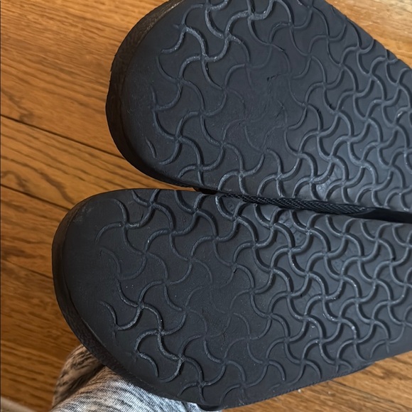 Black Birkenstock Slide Sandals - Picture 3 of 8